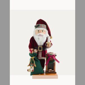 Ulbricht NIB Santa Nutcracker At Fireplace (Orig.$745) w/tax